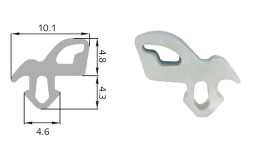 Uszczelki do okna okien okienne S-1560 A ALUPLAST