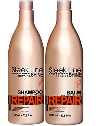 REPAIR STAPIZ ZESTAW - Szampon 1L+Balsam 1L+jedwab