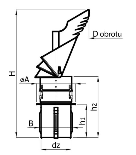 Облицовка дымохода Rotovent Dragon 150 SCHIEDEL DARCO