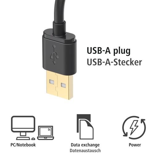 «2в1» USB-microUSB/Type-C 1 м / HAMA