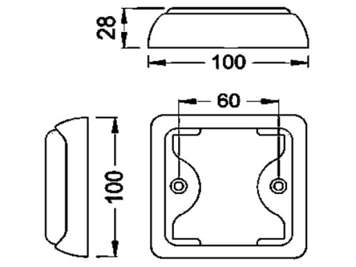 LAMP 25 Светодиодное освещение Фургон TIR BUS RS