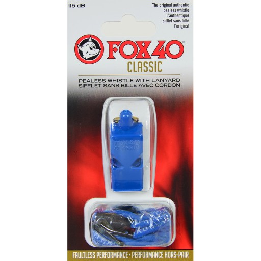 WHISTLE FOX 40 Classic Safety — 115 ДБ; СИНИЙ