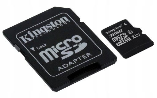 КАРТА ПАМЯТИ KINGSTON 32 ГБ MICRO CL10 + АДАПТЕР