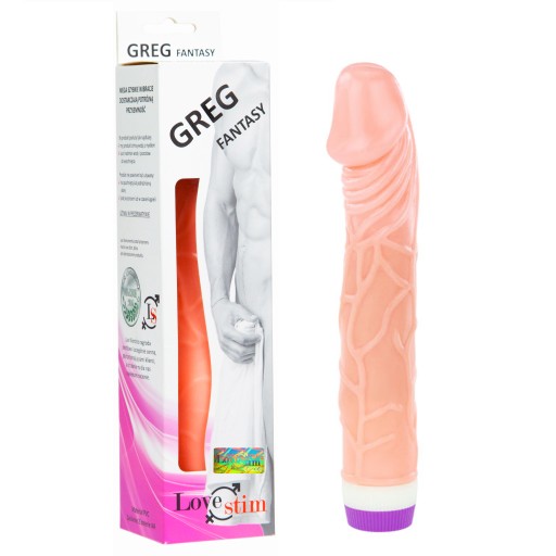 GREG REALISTYCZNY WIBRATOR W DOTYKU JAK PENIS