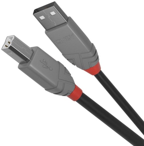 КАБЕЛЬ LINDY USB 2.0 A-B ДЛЯ ПРИНТЕРА 2M