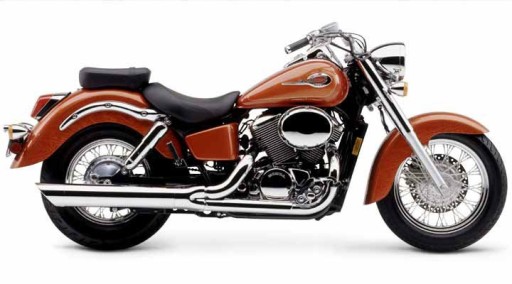 СПИНКА ВОДИТЕЛЯ HONDA SHADOW VT 750 C2 ЦЕПЬ MAP