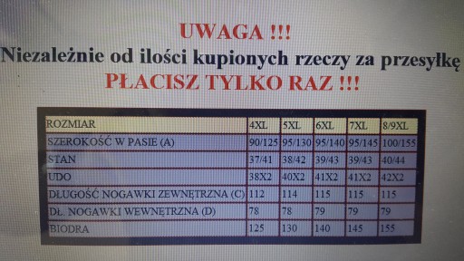 DRESOWE DUŻY ROZMIAR pas 145cm GRANAT 7XL