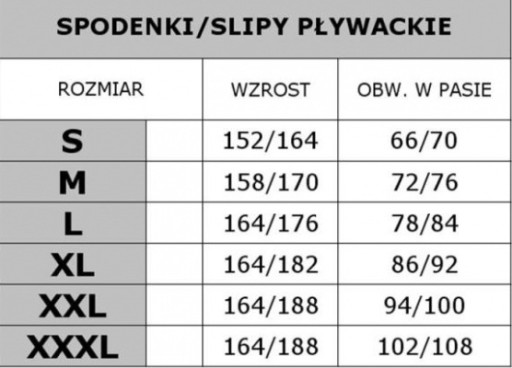 DAWI 3 Spodenki kąpielówki slipy bokserki szorty M