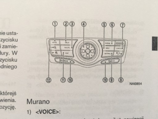 NISSAN MURANO навигация руководство пользователя на польском языке