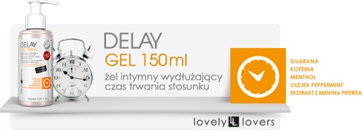 LOVELY LOVERS DELAY GEL 150 мл Задержка эякуляции