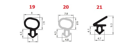 Уплотнители оконные S-1387