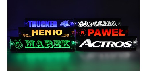 Табличка с подсветкой TIR LED SMD 50x11 см