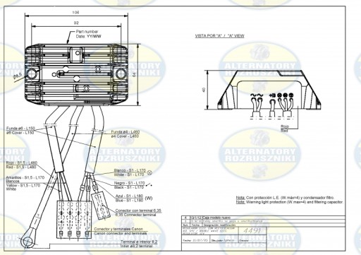 REF4491 SAPRISA Регулятор напряжения Hatz Diesel 12В