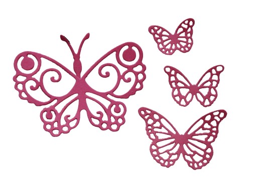 Scrapki Butterfly Лазурная бабочка набор бабочек