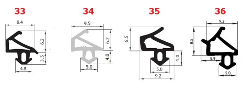 ROPLASTO S-1019 Уплотнитель оконный