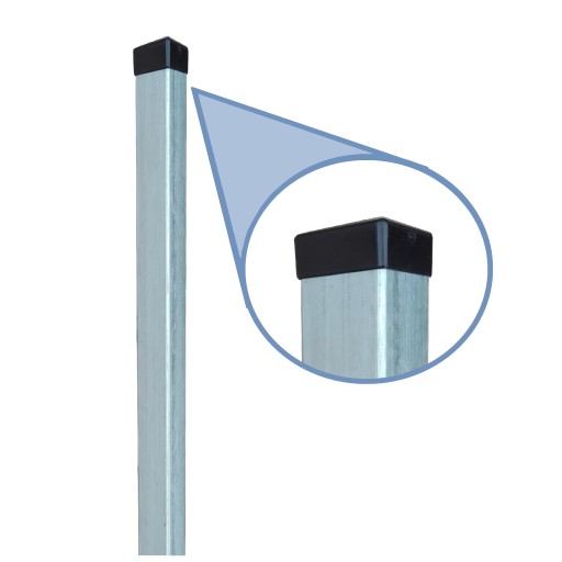 Столбы для забора 60х40, горячеоцинкованные, столб H=2
