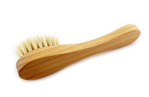 Szczoteczka do masażu twarzy w naturalnego włosia