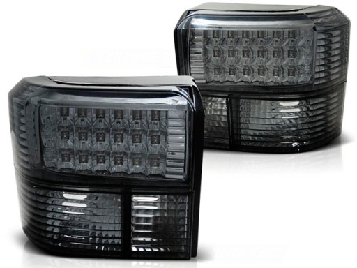 Фонари задние VW TRANSPORTER T4 LED BLACK, диодные DEPO