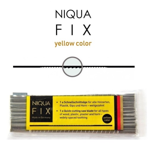 Полотна для ножовки Niqua Fix Yellow N0, 130 мм