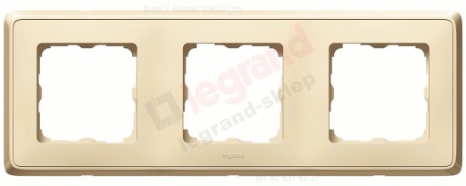 LEGRAND CARIVA КРЕМОВЫЙ ТРОЙНОЙ КАРКАС