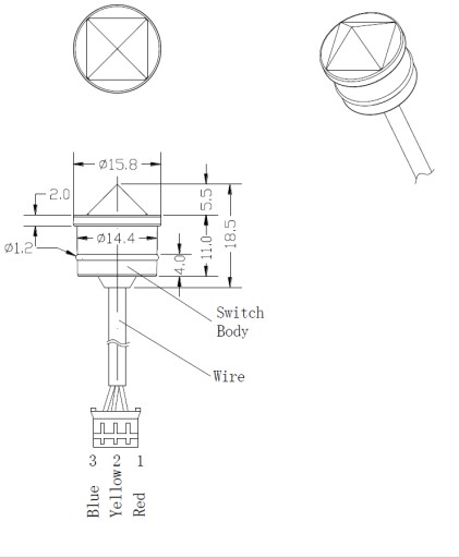 Оптический датчик уровня FS-IR22 (150 см)