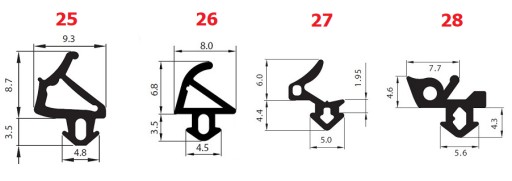 Уплотнитель оконный КГ-5