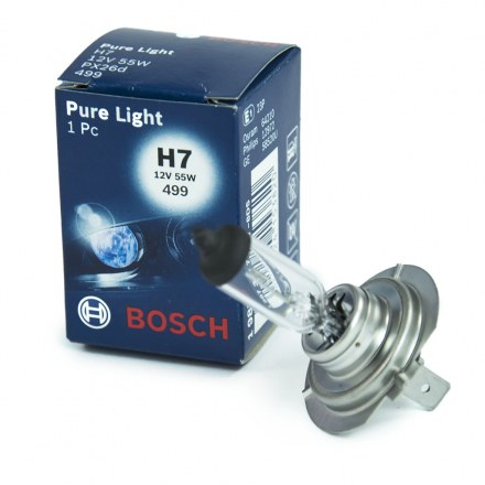 ЛАМПОЧКА BOSCH H7 PURE 12В 55Вт