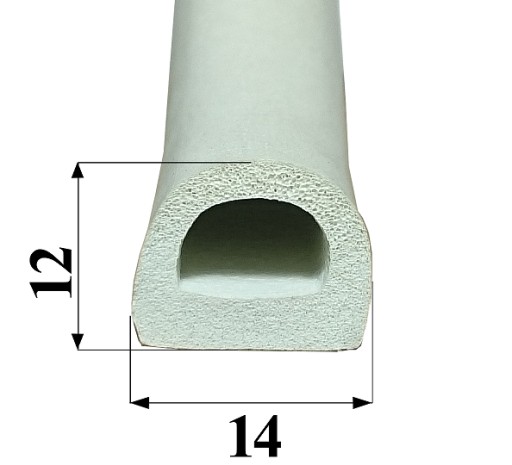 Уплотнители оконные самоклеящиеся СД-55 14х12 мм