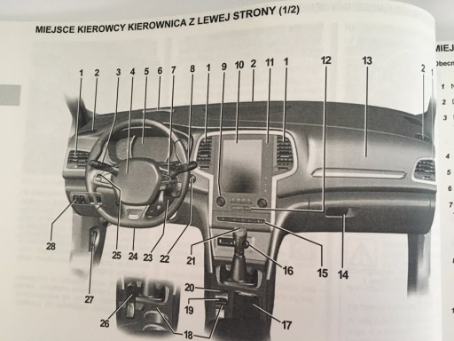 Renault Megane IV od 2016 polska instrukcja obsługi + książka serwisowa