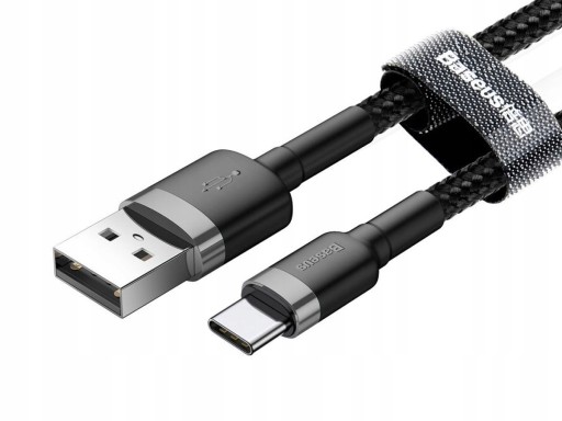 КАБЕЛЬ BASEUS С КЕВЛАРОВОЙ ПЛИТКОЙ 3A 50 см USB TYP C USB-C