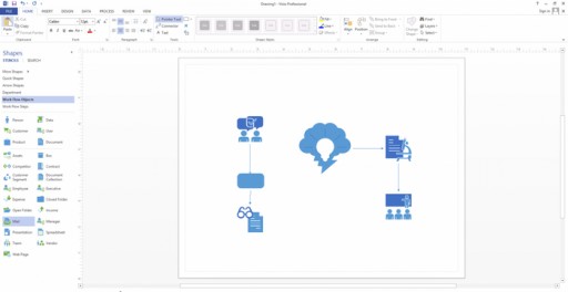 КОРОБКА Microsoft Visio Professional 2016 PL КОРОБКА