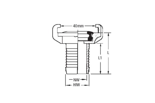 Oryginalne złącze GEKA kłowe 5/8'' wąż 16 mm