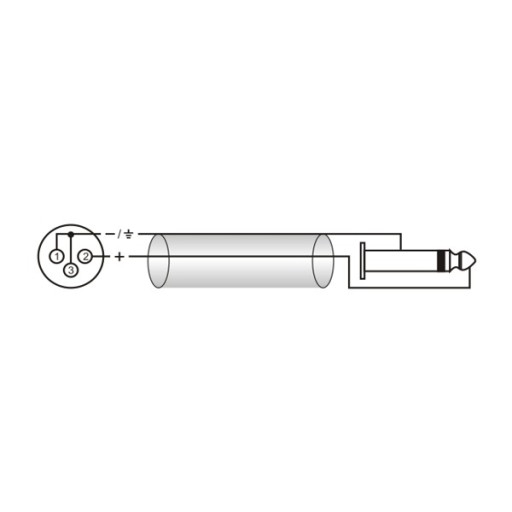 ROXTONE DMXJ210L5 МИКРОФОННЫЙ КАБЕЛЬ РАЗЪЕМ 6.3 MONO/GN XLR 5 м