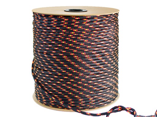 Lina Linka Żeglarska Polipropylenowa 18mm Pleciona CZARNA 30m