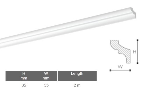 NMC LX35 Полоса финишная 35х35мм 2мб