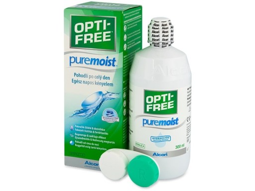 КОНТАКТНЫЕ ЛИНЗЫ OPTI-FREE PUREMOIST 2X300ML ЖИДКОСТЬ + БЕСПЛАТНЫЙ КОНТЕЙНЕР