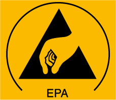 Антистатическая футболка ESD, Серая, S