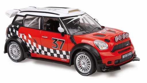 Глобус Пульт дистанционного управления управляемый BMW Mini Cooper WRC R60 1:18