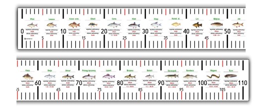 Рулетка измерительная Рулетка для рыбы ГРАФИКА для лодки, большой лодки