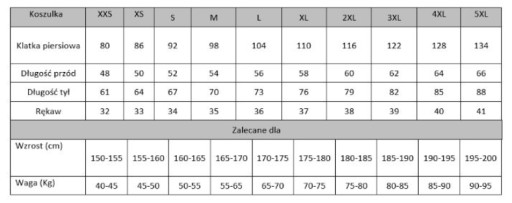 KOSZULKA ROWEROWA KOLARSKA NA ROWER POTWÓR 5XL