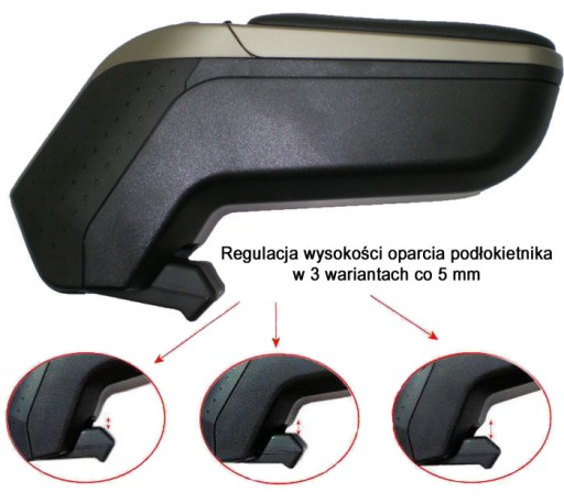 Podłokietnik Armster II Skoda Citigo VW Up Seat Mi