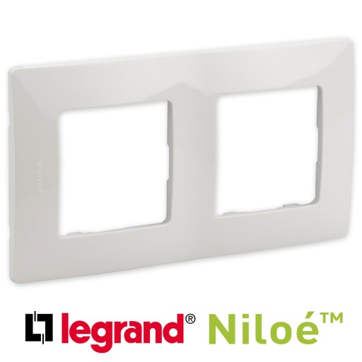 LEGRAND NILOE Рамка двойная белая 665002