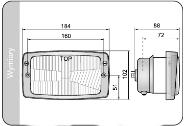 ФАРА ГЛАВНОЙ ФАРЫ FENDT ZETOR MASSEY(01782)