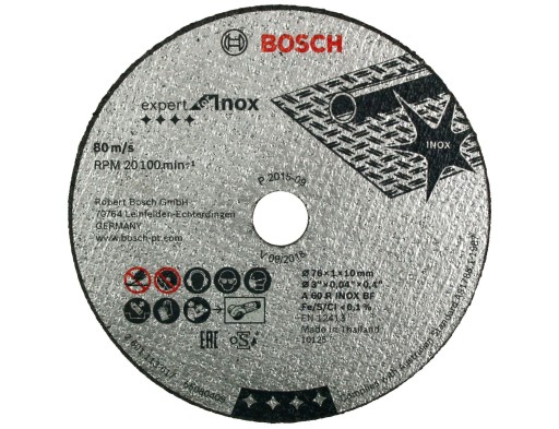 BOSCH 5 x КОРУНДОВЫЙ ДИСК GWS 12V-76 76 мм/1,0 мм