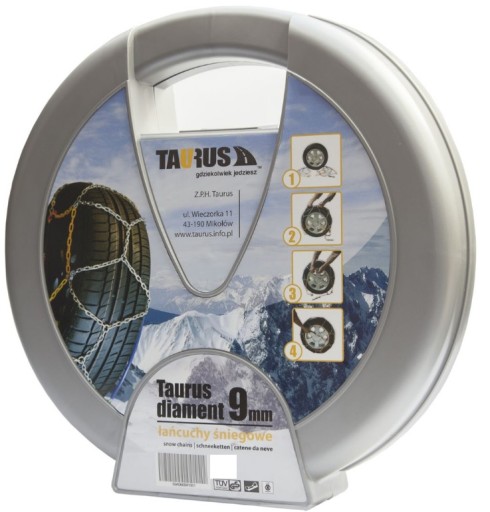ŁAŃCUCHY ŚNIEGOWE TAURUS 9MM 205/60R15 195/65R15