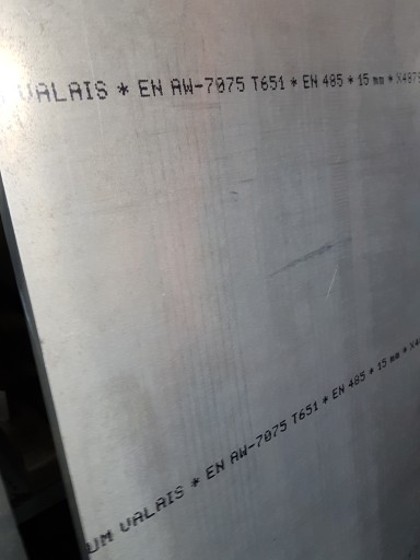 Алюминиевый, алюминиевый лист 100 мм PA9 7075 T651