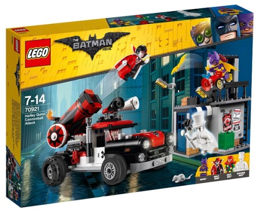 LEGO 70921 BATMAN MOVIE ARMATA HARLEY QUINN