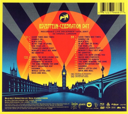 Led Zeppelin - Celebration Day 2CD 1DVD 1BR DELUXE