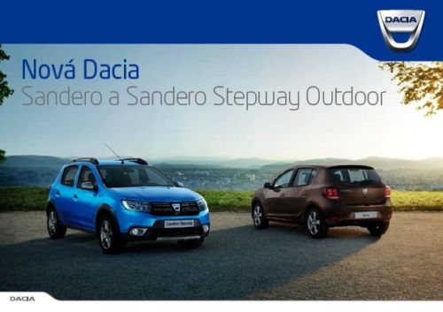 Проспект Dacia Sandero 2017 Чехия