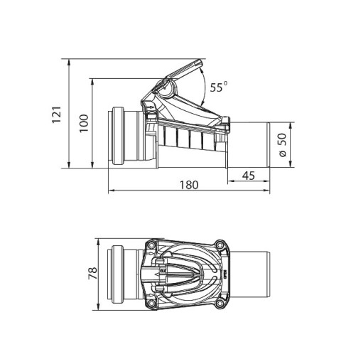 ЗАДВИЖКА ДЛЯ НАКОПЛЕНИЯ FI 50, ОБРАТНЫЙ КЛАПАН PESTAN DN50